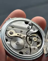 Lemania Swiss Made Vintage Stopwatch Stoper Mechaniczny + Pudełko — ujęcie 3