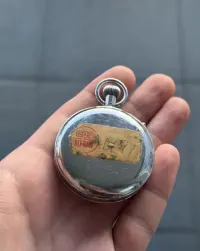 Lemania Swiss Made Vintage Stopwatch Stoper Mechaniczny + Pudełko — ujęcie 4