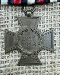 Medal bar Krzyż Hindenburga 1914 bez mieczy original ww1 — ujęcie 3