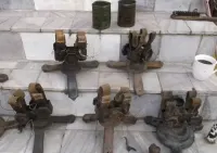 militaria przedwojenny statyw strzelniczy — ujęcie 2
