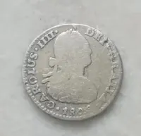 Moneta srebrna 1 real 1808 Hiszpania — ujęcie 2
