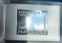 Moneta srebrna 500 Franków Kamerun — ujęcie 2