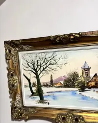 Obraz 1957r olejny na płótnie — ujęcie 4