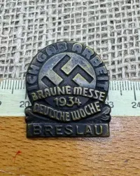 odznaka Breslau 1934 original ww2 — ujęcie 5