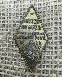 Odznaka Hitler Jugend 1933 original ww2 — ujęcie 5