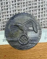 odznaka Stettin Szczecin 1938 original ww2 — ujęcie 5