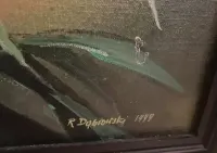 Olej na płótnie Irysy-R. Dąbrowski — ujęcie 3