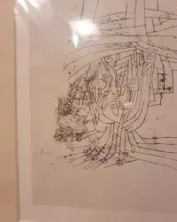 Paul Klee Litografia wydana  w 1945 r w USA , sygnowana. Certyfikat — ujęcie 4