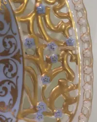 Piękna patera/talerz porcelanowa z manufaktury herend — ujęcie 4
