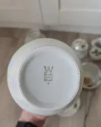 Piękny serwis kawowy PRL. Perłowa porcelana. Wawel Polska — ujęcie 5