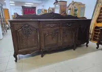 Piękny zestaw w stylu retro - witryna, komoda, stół z krzesłami. Transport cały kraj — ujęcie 3