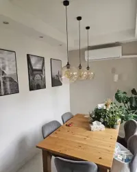 3x Lampa szklana Amber śr.30 cm z żarówkami TK Cubus — ujęcie 3