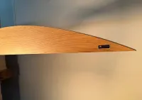 Designerska lampa drewniana LED | handmade | ciepłe/zimne światło — ujęcie 5