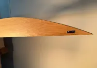 Designerska lampa drewniana LED | handmade | ciepłe/zimne światło — ujęcie 5
