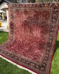 Dywan Kaszmirowy Wełniany PERSKI INDO Herati Bidjar 320x250 NAJTANIEJ W PL — ujęcie 2