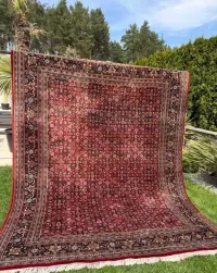 Dywan Kaszmirowy Wełniany PERSKI INDO Herati Bidjar 320x250 NAJTANIEJ W PL — ujęcie 5