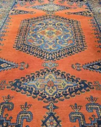 Geometryczny perski dywan Wiss z Iranu - Rękodzieło - 250 x 365 cm — ujęcie 5