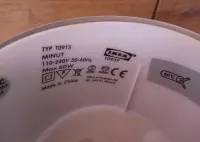 IKEA Lampa duża klosz zakryty również od spodu — ujęcie 3