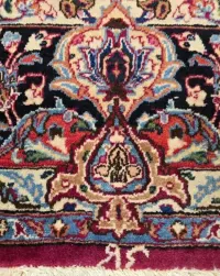 Kaszmirowy Mashhad  Sygnowany perski dywan z Iranu  Wełna kork 242x340 — ujęcie 2