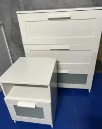 Komoda ikea brimnes + szafka nocna ikea brimnes + dostawa. — ujęcie 2