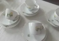 Porcelana  duńska komplet kawowy   B i G  Danmark gratka dla kolekcjon — ujęcie 2
