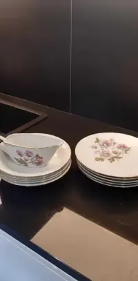 Porcelona Chodzież - talerze i sosjerka PRL — ujęcie 4