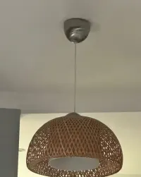Lampa Ikea rattan jak nowa! — ujęcie 2