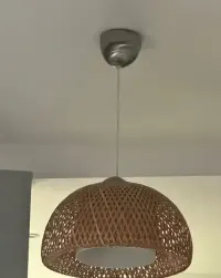 Lampa Ikea rattan jak nowa! — ujęcie 2