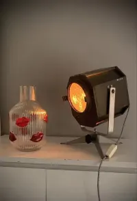 Lampa loft vintage teatralna stolowa biurkowa podlogowa prl — ujęcie 2