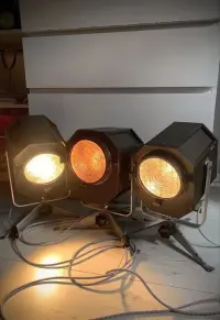 Lampa loft vintage teatralna stolowa biurkowa podlogowa prl — ujęcie 4