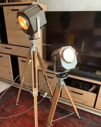 Lampa podlogowa loft vintage industrial prl — ujęcie 2