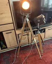 Lampa podlogowa loft vintage industrial prl — ujęcie 4