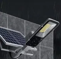 Lampa SOLARNA 3000W uliczna Regulowany Panel Mocna Ogrodowa Uchwyt NEW — ujęcie 3