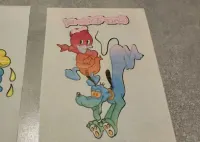 PRASOWANKA na Koszulkę Walt Disney PRL 1988 rok ZESTAW 3 NOWYCH sztuk — ujęcie 3