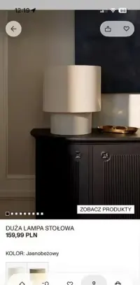 Lampa stolowa duza HM 2szt — ujęcie 4