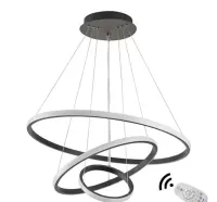 Lampa wisząca ring 20/40/60cm żyrandol LED 120 W — ujęcie 3