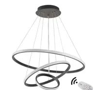 Lampa wisząca ring 20/40/60cm żyrandol LED 120 W — ujęcie 3