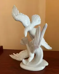 Ptaki, ceramika Wałbrzych Wawel rzeźba figurka — ujęcie 2
