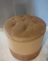 Pufy pufa puf hoker kolory Chesterfield Barok antyk kostka okrągła — ujęcie 4