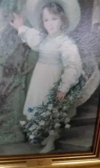 Reprodukcja obrazu ,, Dzwonki" Sigismunda Christiana Huberta Goetzego. — ujęcie 2