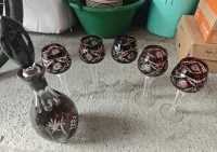 Rubinowy kryształowy serwis — ujęcie 3