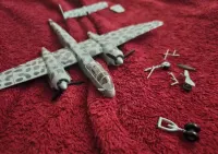 Samolot Heinekel He 219 A-7 Uhu samolot metalowy kolekcja — ujęcie 2