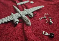 Samolot Heinekel He 219 A-7 Uhu samolot metalowy kolekcja — ujęcie 2