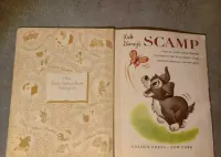 SCAMP by WALT DISNEY Prod. Wyd. 1957r Publ. by Golden Press UNIKAT PRL — ujęcie 2