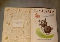 SCAMP by WALT DISNEY Prod. Wyd. 1957r Publ. by Golden Press UNIKAT PRL — ujęcie 2
