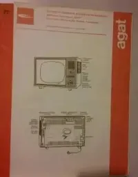 Schematy urządzeń radioelektronicznych AGAT tv PRL — ujęcie 2
