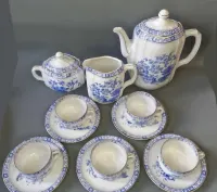 Serwis kawowy Giesche lata 20-te XX w. China Blau — ujęcie 2