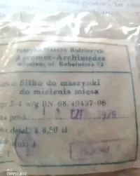 Sitko do maszynki do mielenia mięsa — ujęcie 3