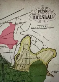 Stara Mapa Wrocław Breslau Gruger 1911 r — ujęcie 3