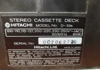 stary magnetofon HITACHI D-33s — ujęcie 5